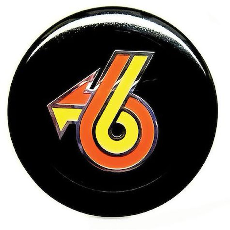 748632A TURBO-6 Center Cap Emblem Insert for 1986-1987 Buick Regal Grand National