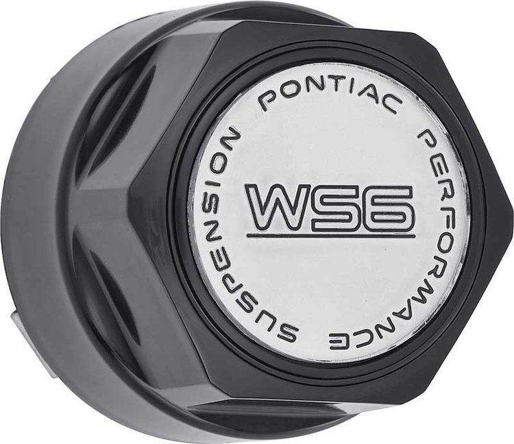 748647 Wheel Center Cap 1987-92 Pontiac Trans Am, Formula; WS6; Black; Set of 4