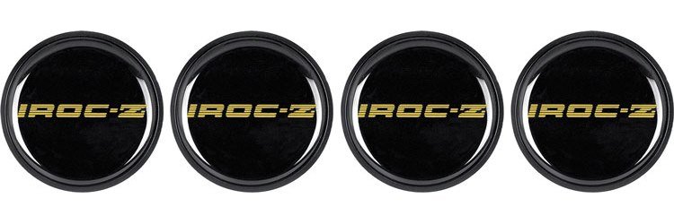 748655 Wheel Center Cap 1985-87 IROC-Z Style Emblem Gold Set Of 4
