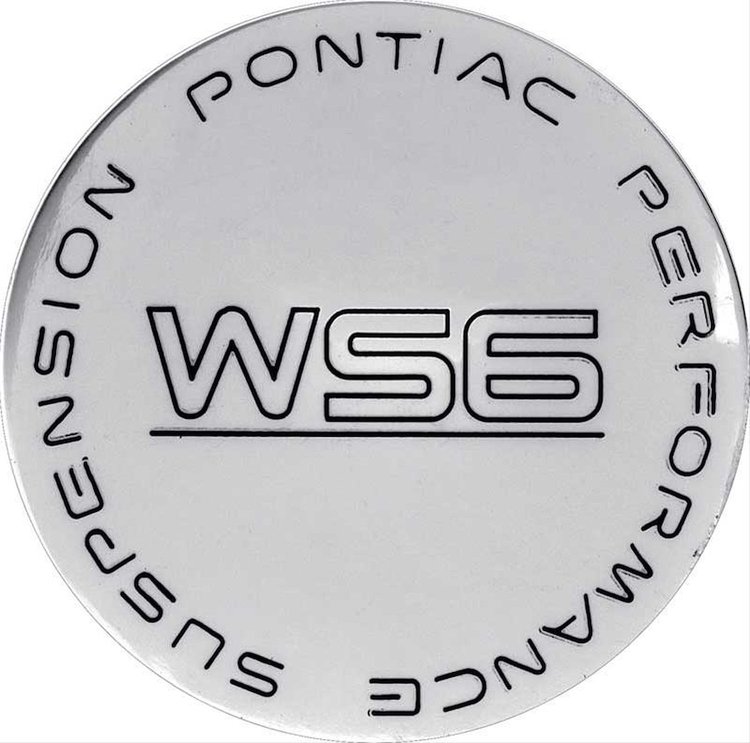 WS6 Center Cap Emblem - S