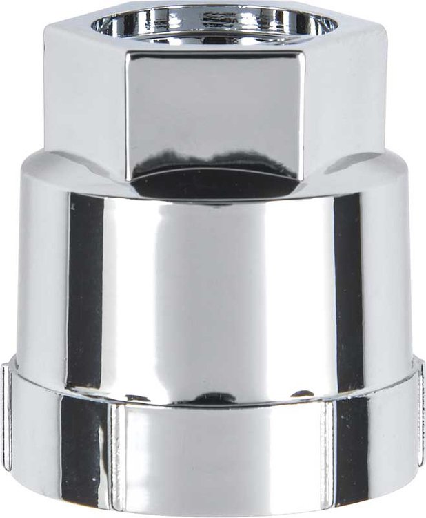 748677 Lug Nut Cap; Chrome
