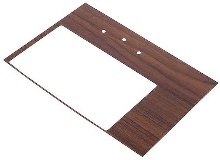 748821 1968 Camaro, Console Shift Plate Insert, Walnut, Manual Transmission