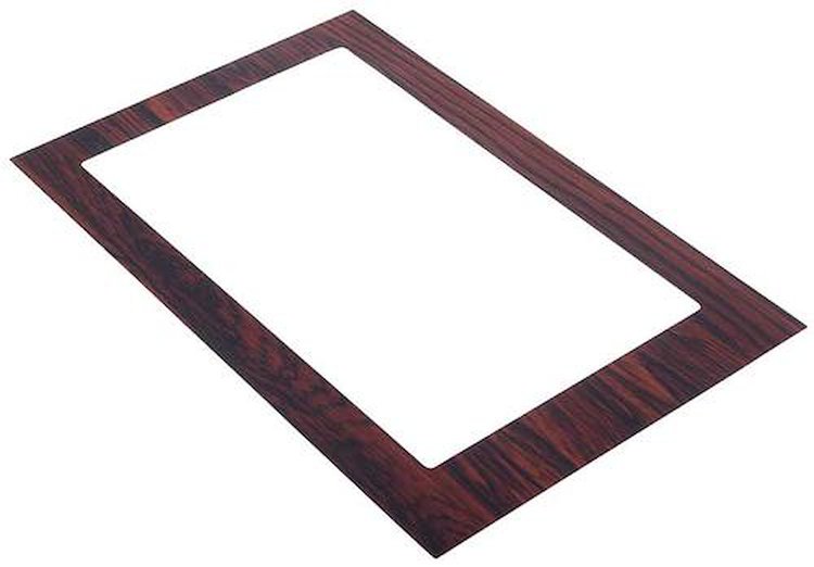 748822 1969 Camaro, Console Shift Plate Insert, Cherrywood, Automatic Trans