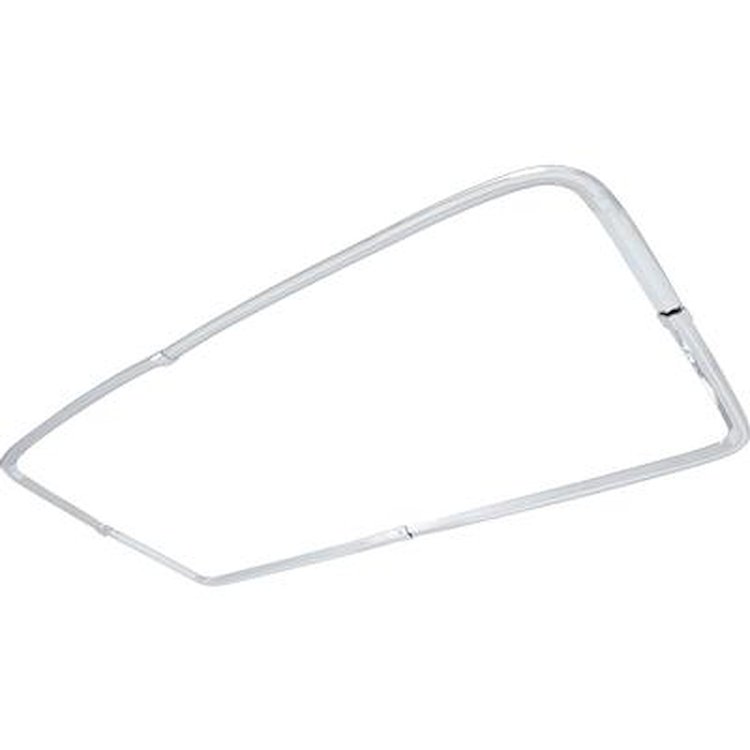 748845 Interior Headliner Trim Molding Set 1967-1972 Chevrolet, GMC Pickup Truck; Chrome; 4 Piece Set