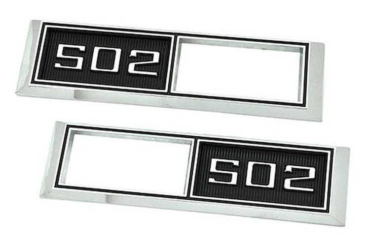 748859 1968 Impala, Bel Air, Caprice, Nova, 502 Front Side Marker Bezel, RH & LH, Pair