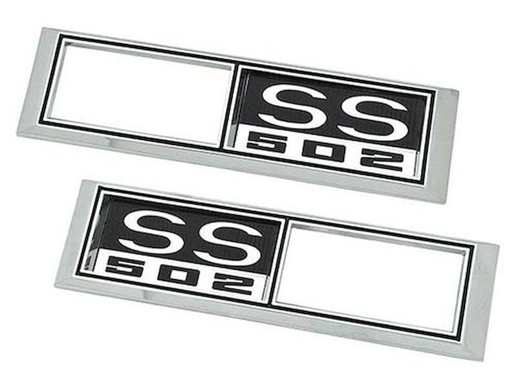 748862 1968 Impala, Bel Air, Caprice, Nova, SS-502 Front Side Marker Bezel, RH & LH, Pair