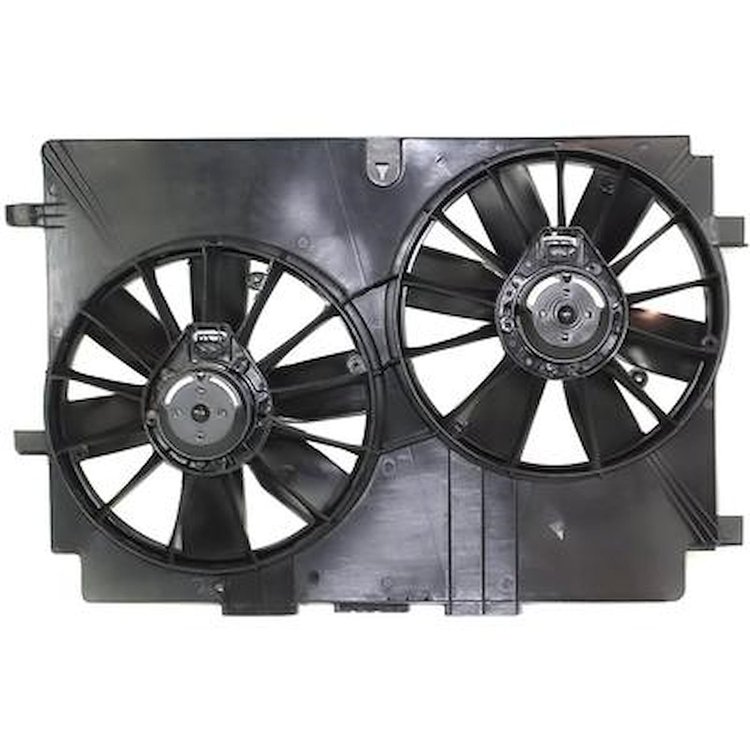 748872 Radiator Fan Assembly for 1997-2004 Chevy Corvette, 1998-2002 Chevy Camaro, Pontiac Firebird