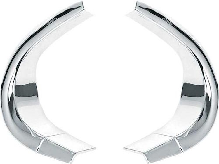 7581158 1966-67 Chevy II, Nova, Outer Quarter Window Reveal Moldings, Pair;