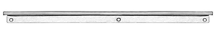 7669269 Upper Rear Side Panel Molding 1967 Camaro, Firebird Coupe; with Deluxe Interior; Pair