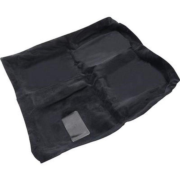 76L057 2005-2009 Mustang, Coupe or Convertible,; Black Molded Carpet;