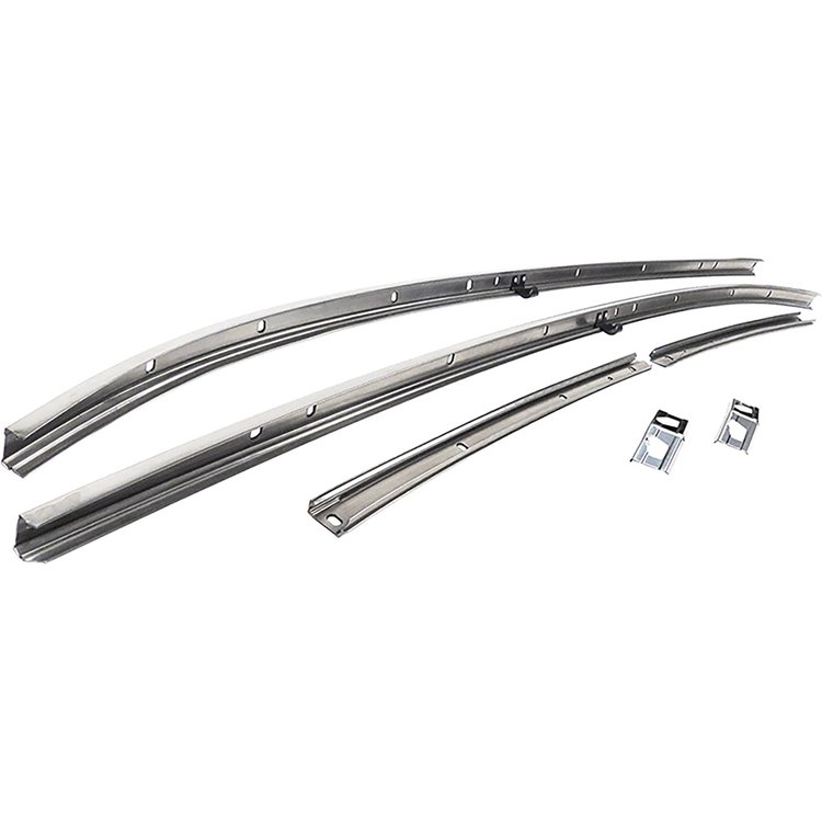 7717780K Roof Rail Weatherstrip Channel Set for 1968 Chevy Chevelle