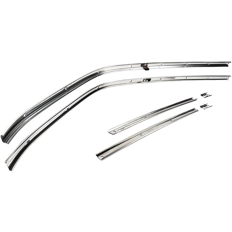 7725458K Roof Rail Weatherstrip Channel Set for 1966-1967 GM A-Body