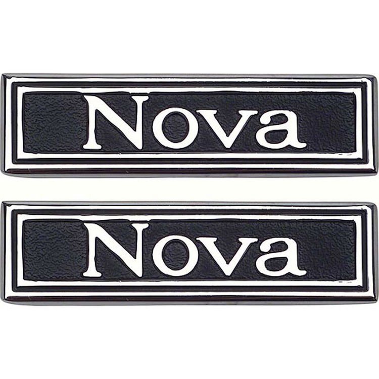Door Panel Emblems 1969-1972 Nova