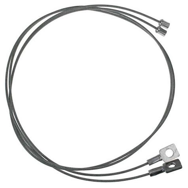 80L010 1983-88, Late 1991-93 Mustang 34-1-2 in. Convertible Top Tension Cables