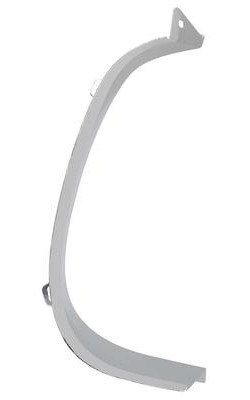 8242FR 1969 Mustang; Grille Opening End Panel Molding; with Clips; LH Drivers Side; Except Shelby