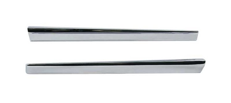 8390AB Front Grille Bar Set-1964-65 Ford Mustang; Without Fog Lamps