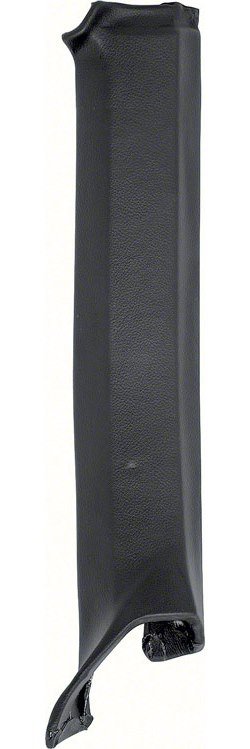 1969 CAMARO PILLAR POST MOLDING BLACK CONVERTIBLE - LH