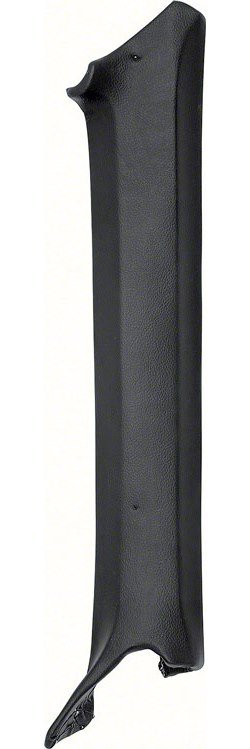 1969 CAMARO PILLAR POST MOLDING BLACK COUPE - RH
