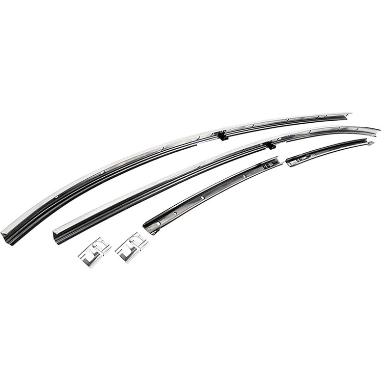 8723732K Roof Rail Weatherstrip Channel Set for 1969 Chevy Chevelle