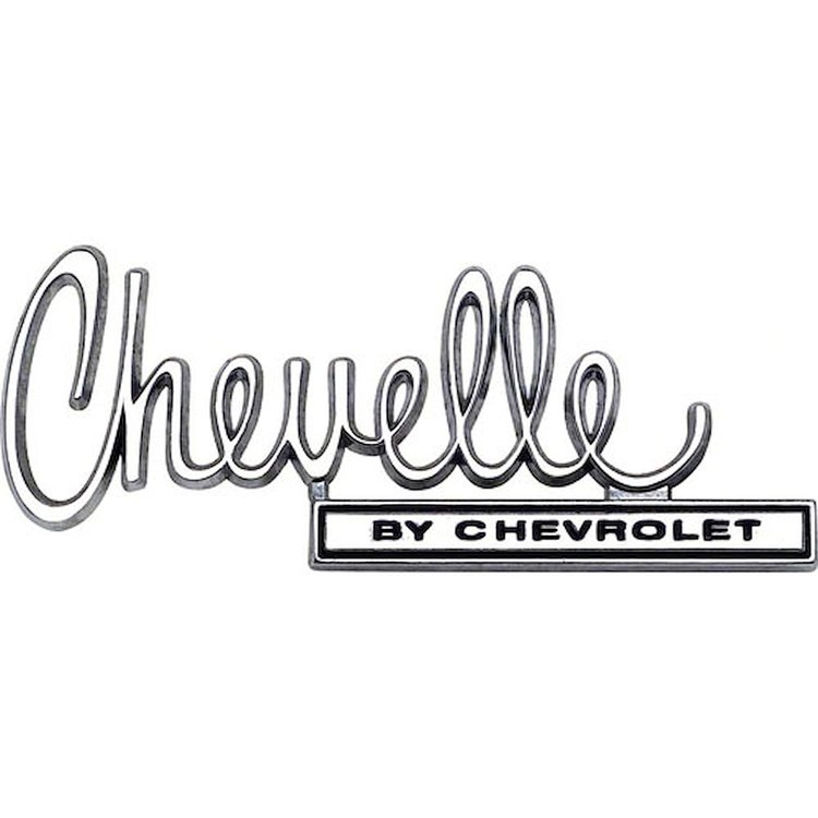 "Chevelle By Chevrolet" Trunk Emblem 1970 Chevelle