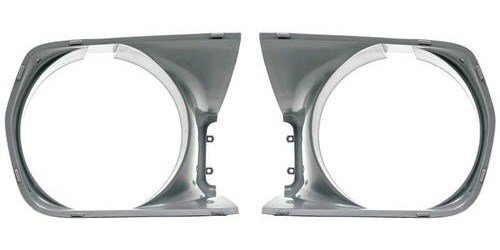881132 1970 Plymouth Barracuda, Cuda, Headlamp Bezel, Unpainted, Pair