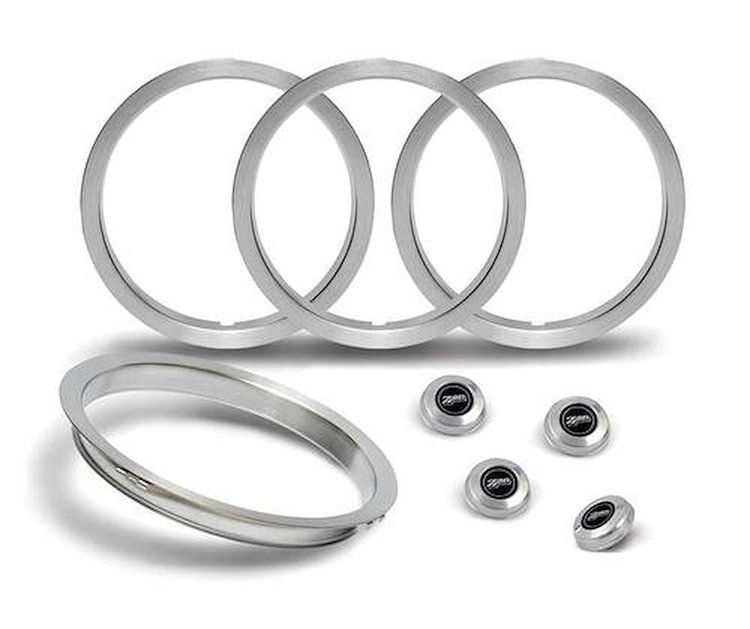 881227 Wheel Center Cap And Trim Ring Set for 1970-78 Chevy Camaro Z28 5-Spoke