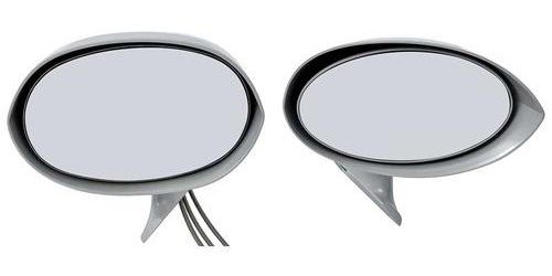 881240 Outer Door Bullet Mirrors 1970 Mopar E-Body Primered