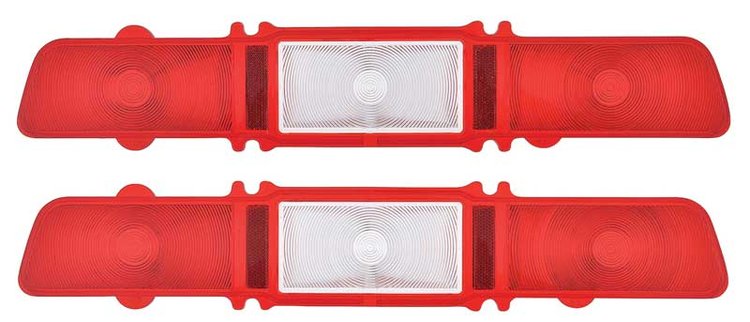 881266 1967 Impala Tail Lamp Lenses Pair