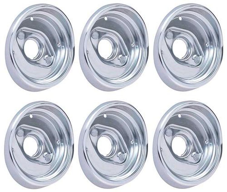 881273 1961 Chevrolet Impala, Tail Lamp & Back-up Lamp Base Set, Six Pieces