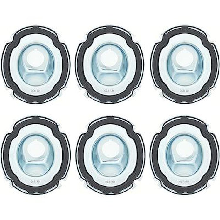 881278 Tail Lamp And Back-Up Lamp Housing Base Set 1965 Chevrolet Bel Air, Impala; 6-Pieces