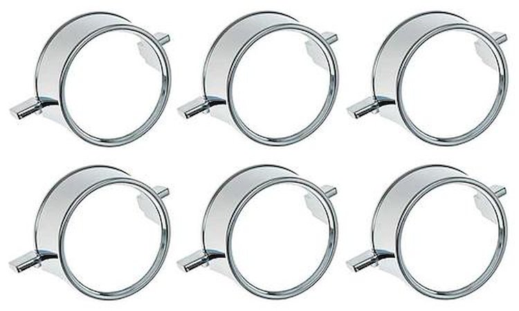881285 Tail Lamp and Back-Up Lamp Trim Ring Bezel Set 1964 Impala