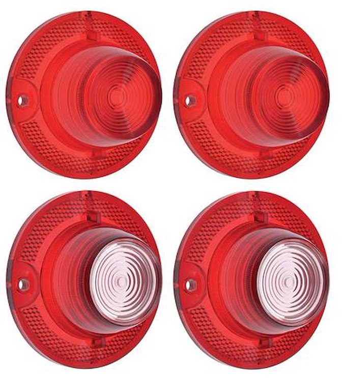 881292 1962 Bel Air/Biscayne Tail Lamp & Back-up Lamp Lens Set