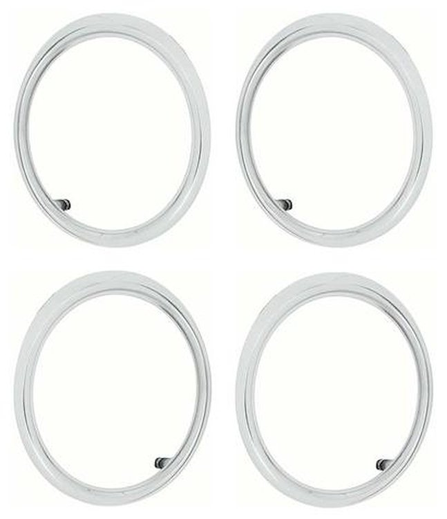 881299 Tail Lamp and Back Up Lamp Bezel Set 1965 Bel Air, Biscayne; 4 Piece Set