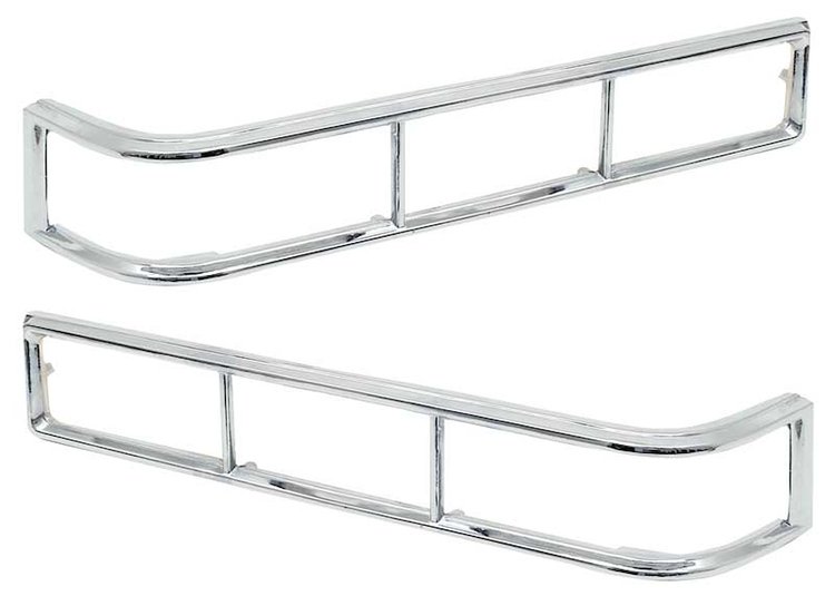 881312 Tail Lamp Bezels 1966 Impala Pair