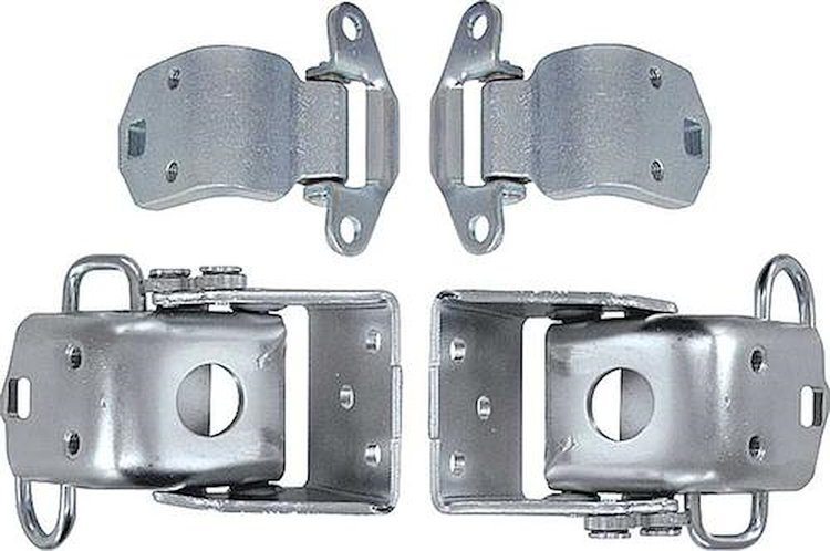 881370 1967-74 Dodge/Plymouth, A-Body, Door Hinge Kit, Upper & Lower, RH & LH Sides, 4-Piece Kit