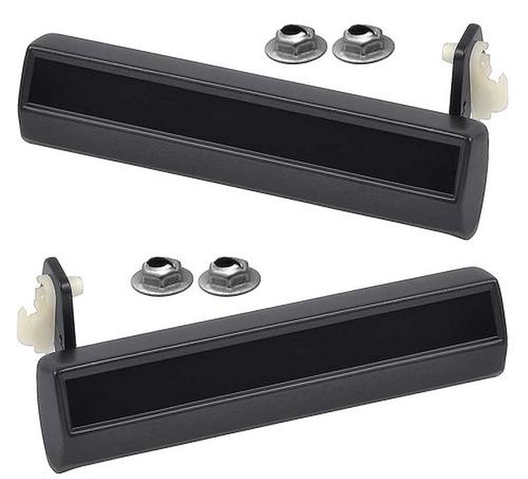 881408 1980-90 Impala, Caprice, 1982-94 S10/S15 Truck, S10 Blazer, S15 Jimmy, Exterior Door Handle Set, Paint-To-Match, Black