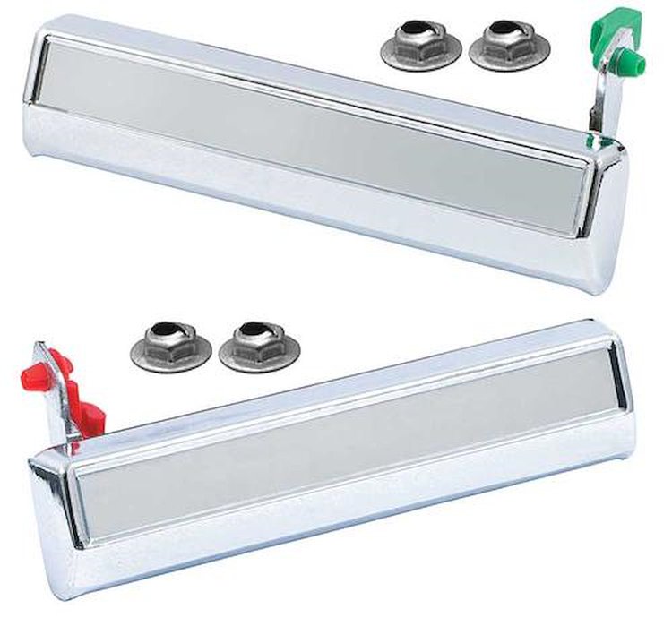 881409 Outer Door Handle Set for 1980-1990 Chevrolet Impala/Caprice, 1982-1994 S-Series Truck [Chrome]