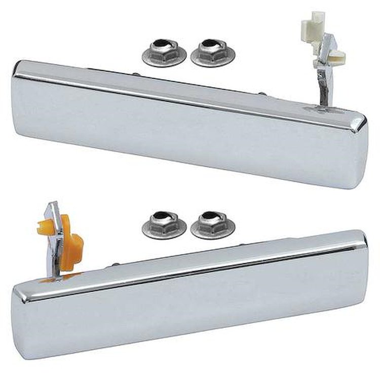 881410 1993-02 GM Models, Exterior Door Handles, Chrome, Pair