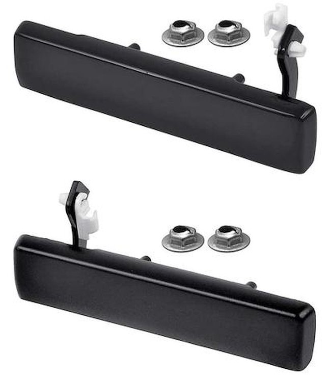 881411 1993-02 GM Models, Exterior Door Handle, Black, Pair