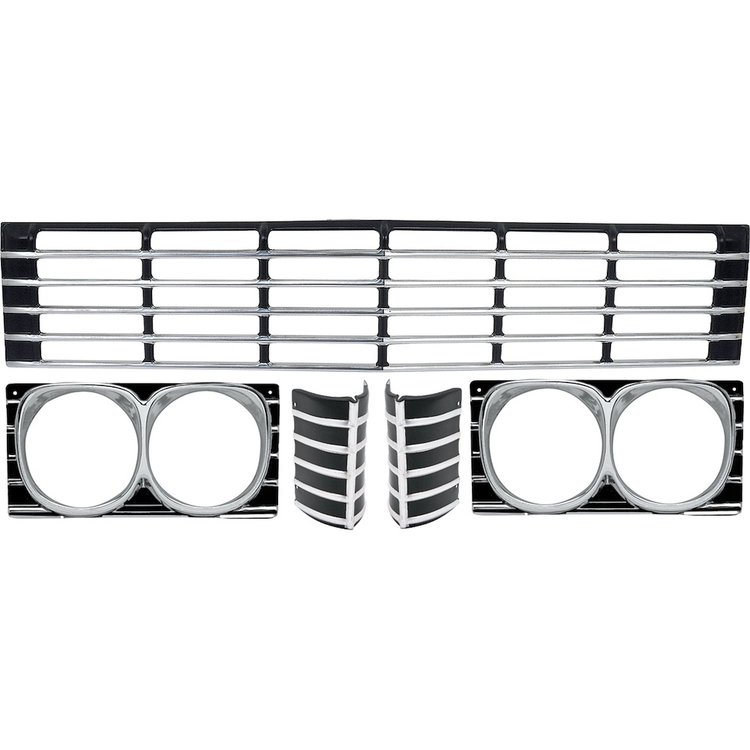 881433 Front Grill Kit 1967 Impala SS; , SS Models without Corner Lamps