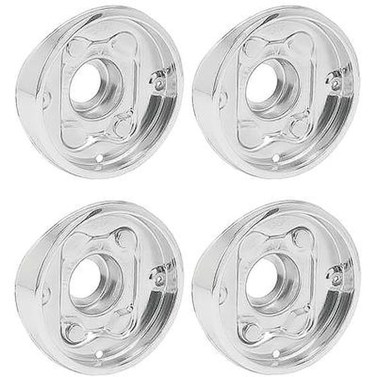 881440 1963 Biscayne, Bel Air, Impala, Tail Lamp and/or Back-Up Lamp Base Set, Set of 4 Bases