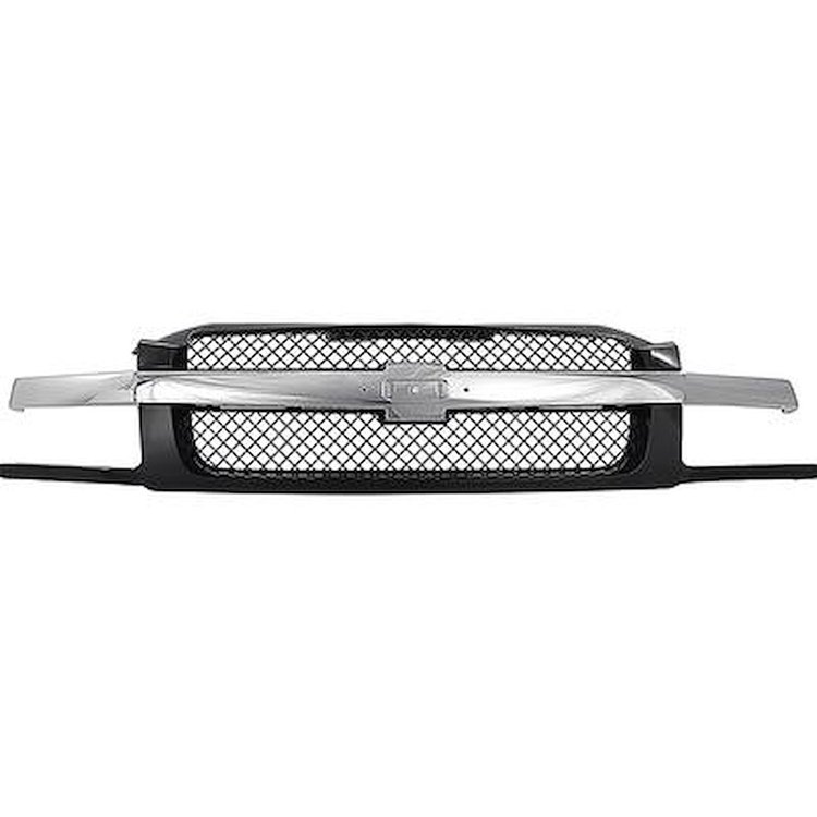 88968933 Grille Assembly for 2003-2007 Chevy Silverado, 2002-2006 Avalanche GMT800