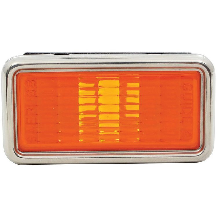 911045 Front Side Marker Lamp for 1969 Chevy Corvette, Corvair, Full Size, Nova
