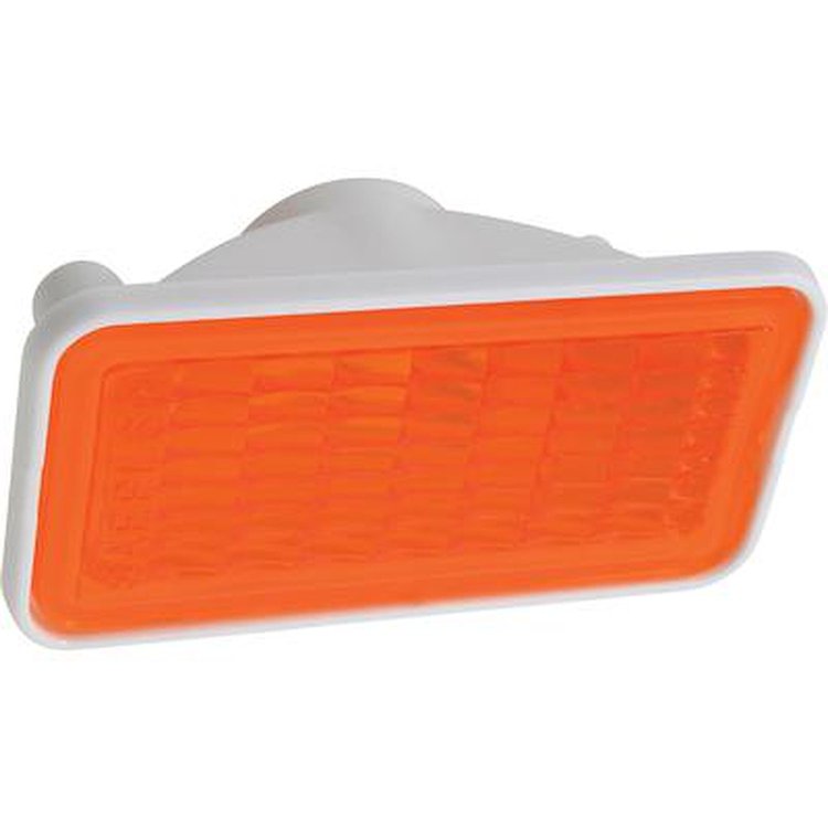 911052 1969 GM, Front Fender Side Marker Lens, Amber, Each, Various Models;