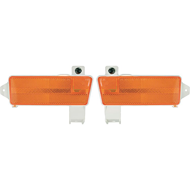 917093P Front Side Marker Lamp Assembly Set for 1970 Chevy Chevelle, Malibu, El Camino