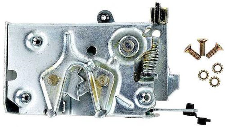 91L129 Door Latch Assembly 1979-93 Mustang; Passenger Side