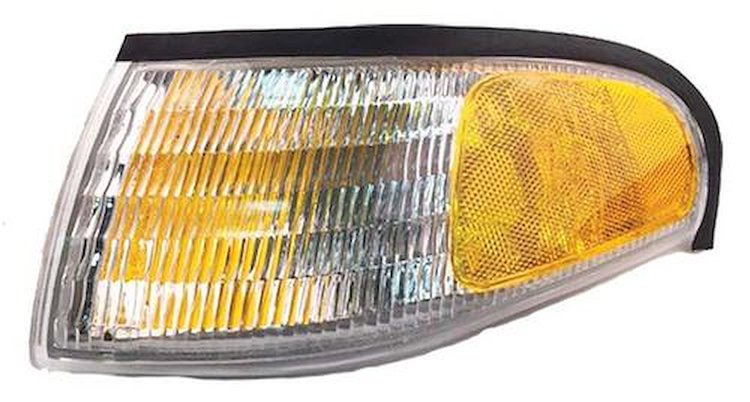 94L144 1994-98 Mustang; Front Side Marker Lamp Lens; LH Driver Side