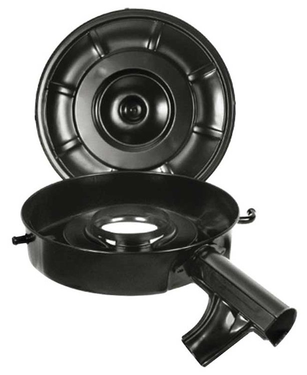 9600H Air Cleaner Base and Lid with Snorkel and Vent Tubes 1965-67 Mustang; 289 8 cyl., California Special