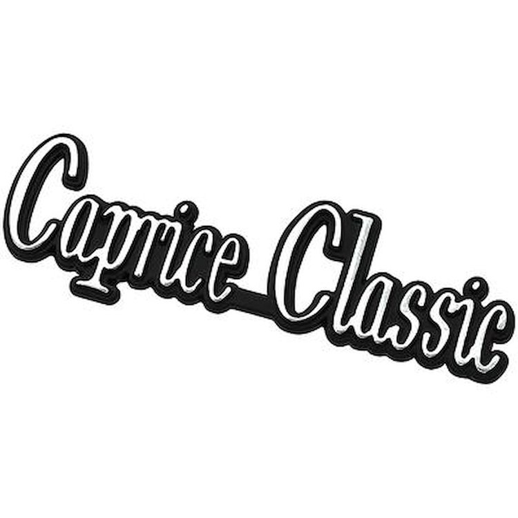 9633484 1974-76 Chevrolet Caprice Classic, Quarter Panel Emblem