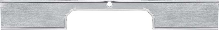 9633780 Rear Tail Panel Molding 1976-77 Camaro Type LT; Brushed Chrome